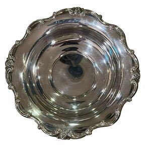 Vintage Gorham Round 6.5" Dish Chantilly Silverplate Candy Side Stamped‎ YC2080